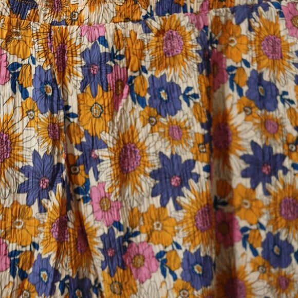 Forever 21 Floral Orange and Blue Loungewear Shorts 1X - Picture 8 of 11